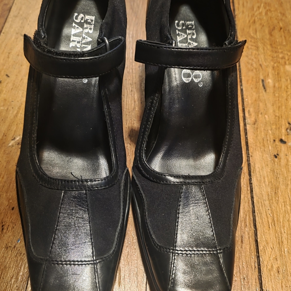 Franco Sarto Black Mary Jane Heels